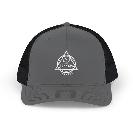Embroidered Snapback Trucker Cap - Scared Apparel Design