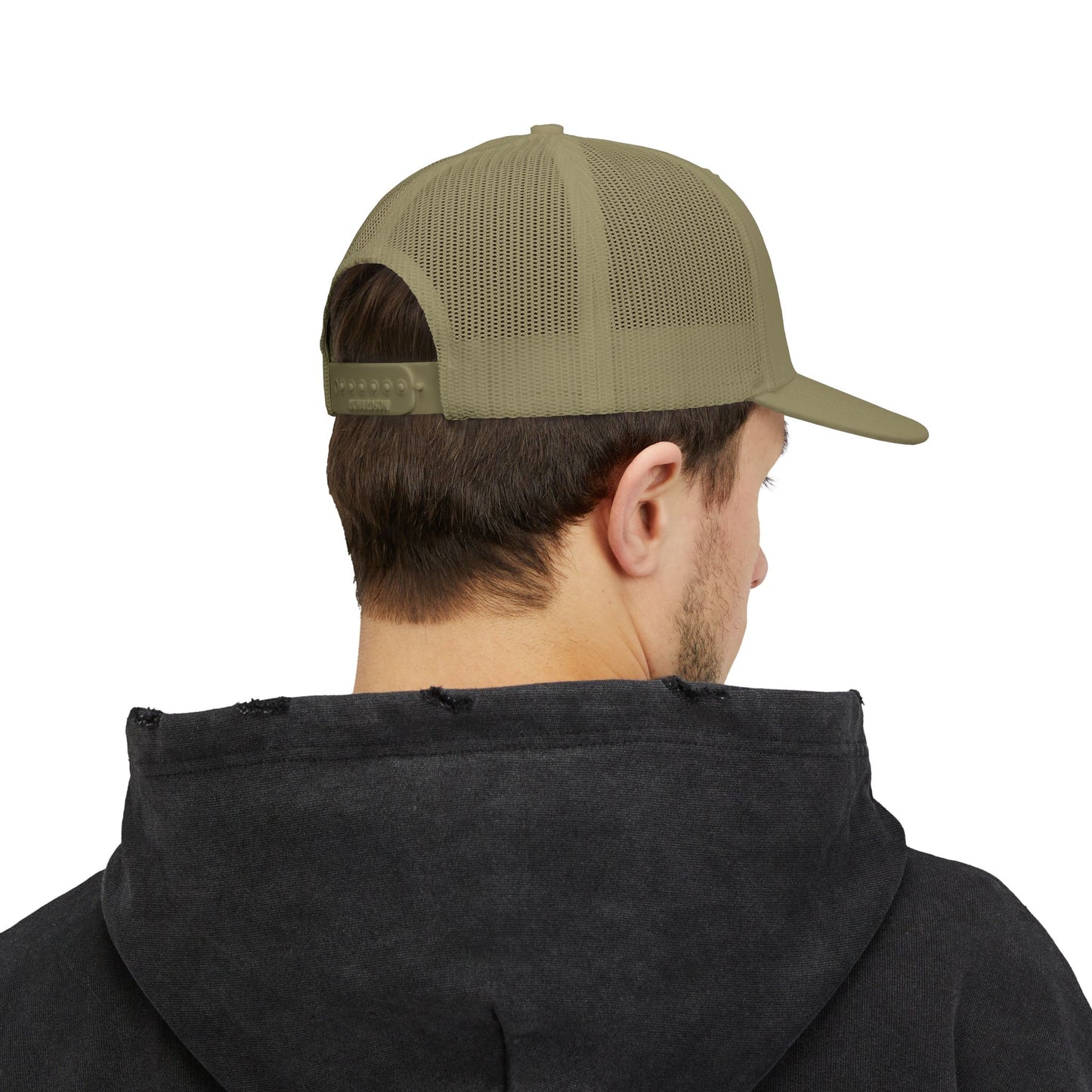 Embroidered Snapback Trucker Cap - Scared Apparel Design