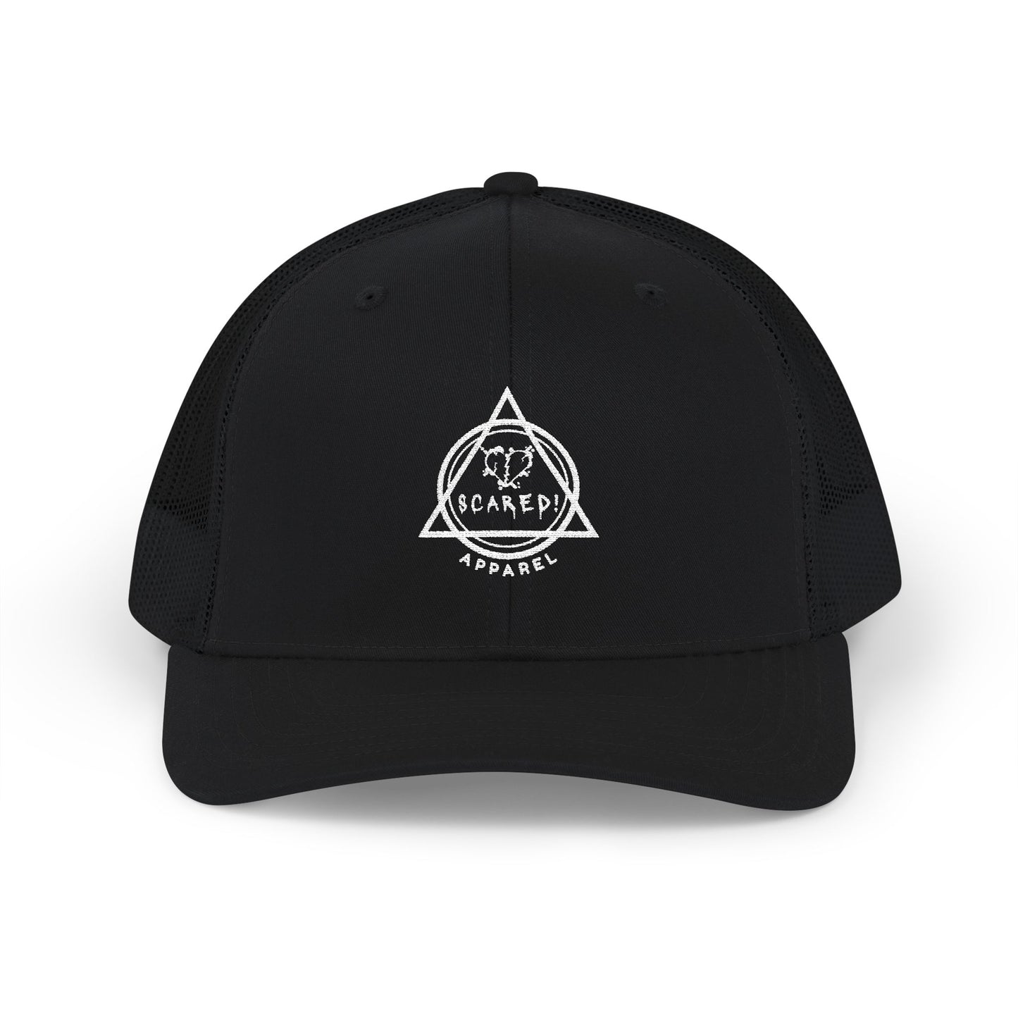 Embroidered Snapback Trucker Cap - Scared Apparel Design