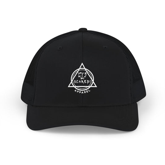Embroidered Snapback Trucker Cap - Scared Apparel Design