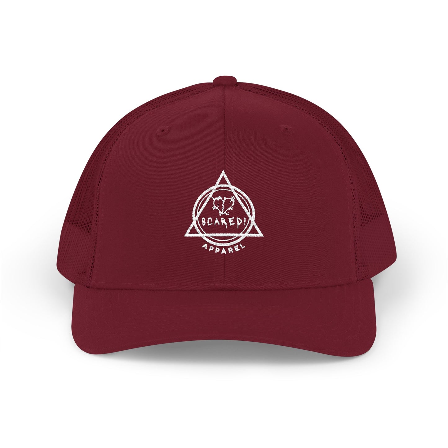 Embroidered Snapback Trucker Cap - Scared Apparel Design