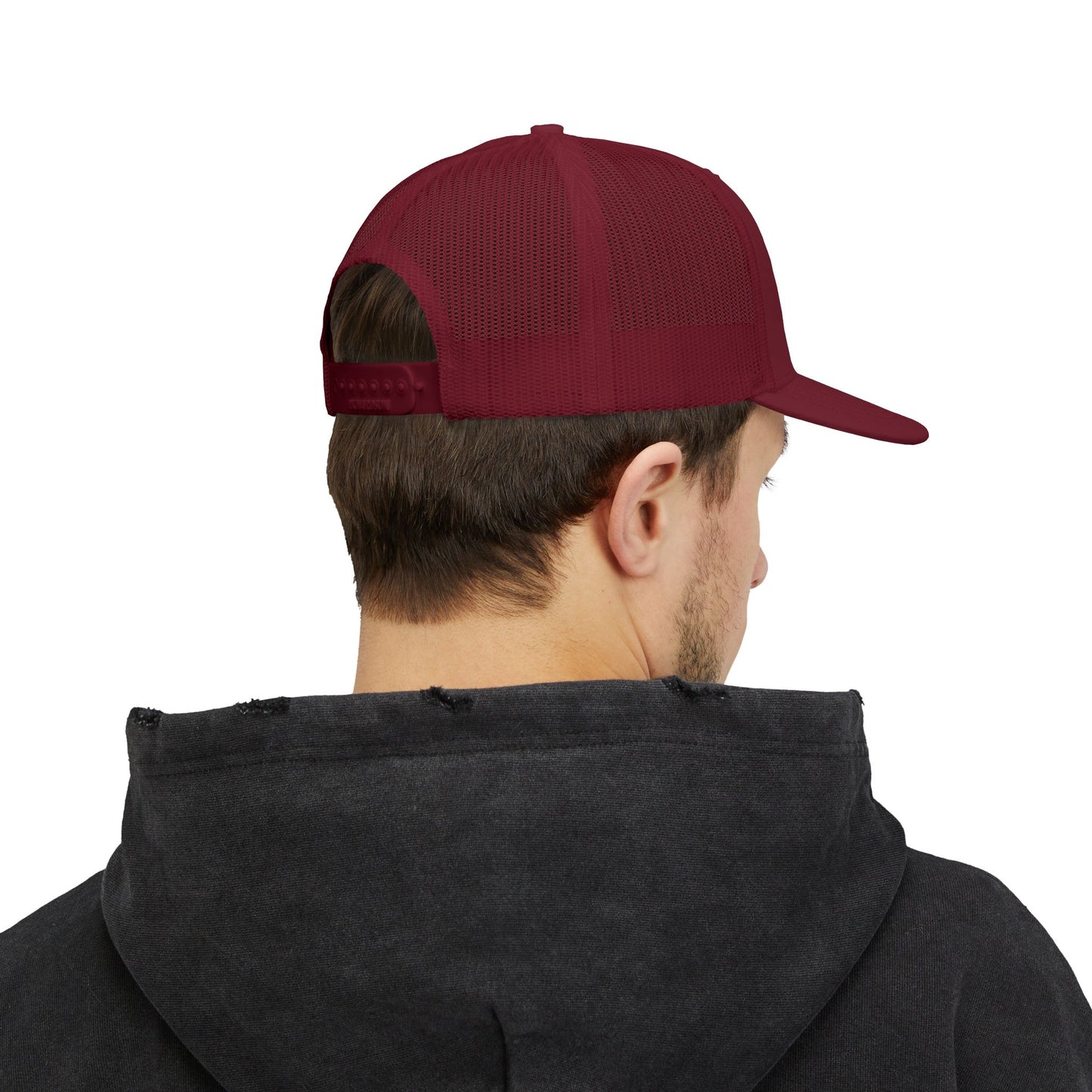 Embroidered Snapback Trucker Cap - Scared Apparel Design